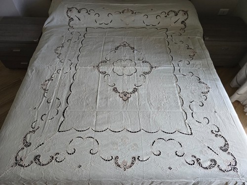 Tagesdecke aus reinem - , leinen
