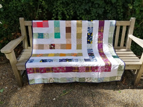 Patchwork quilt decke - patchwork,