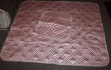 rosa weiss Tagesdecke