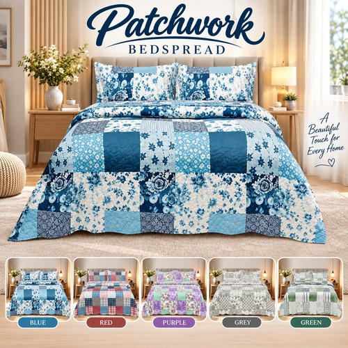 Premium gesteppte patchwork - premium,