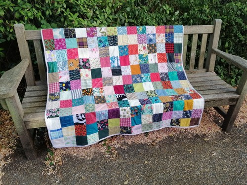 Patchwork quilt decke - quilt,
